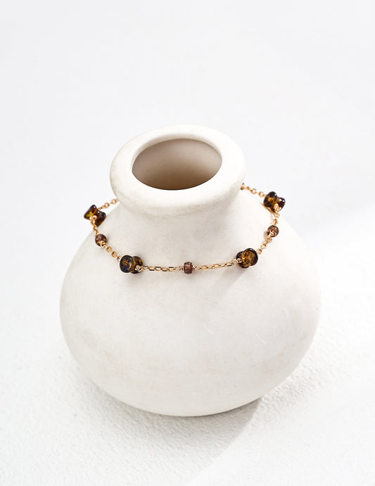 925 Armband – Glasperlen