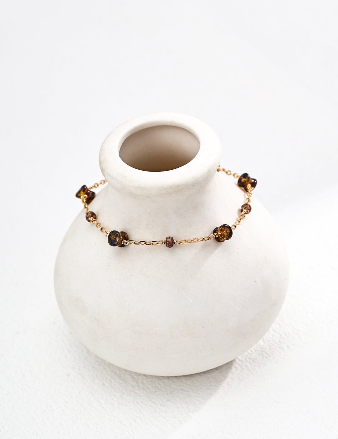 925 Armband – Glasperlen