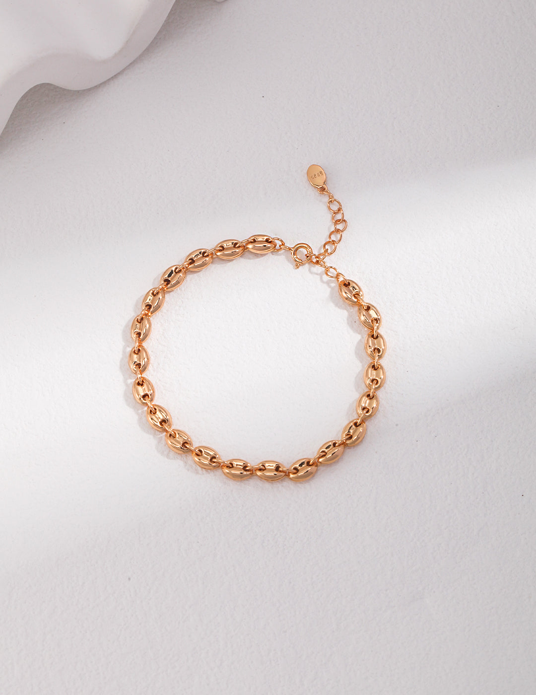 S925 Silberarmband – Minimalistische Gliederkette mit Charakter