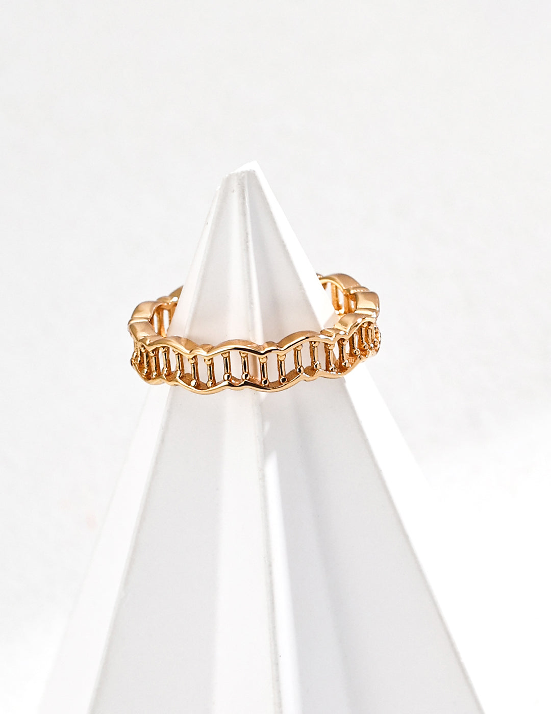 S925 Silberring – offen & verstellbar im Wellenstil